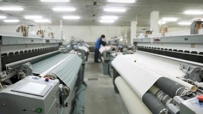 1000 RPM Dokunulmamış Makineler Plain Cam Dobby Shedding Weaving Air Jet Loom