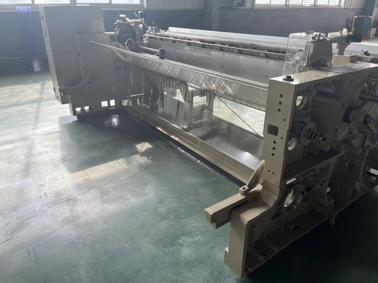 1200 RPM Küçük dokuma makinesi Çift nozel Yüksek Hızlı Su Jet Döşemesi Dobby