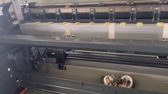 Çifte nozzle düz su jet dokuma makinesi Dobby Cam Açma