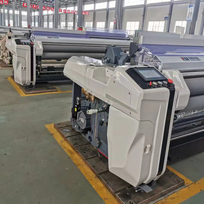 360 cm küçük dokuma makinesi Çift nozzle su alıcı jet dokuma Dobby
