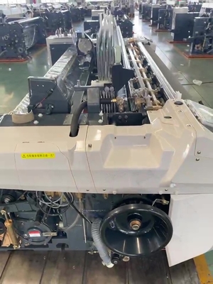 Çifte nozzle düz su jet dokuma makinesi Dobby Cam Açma